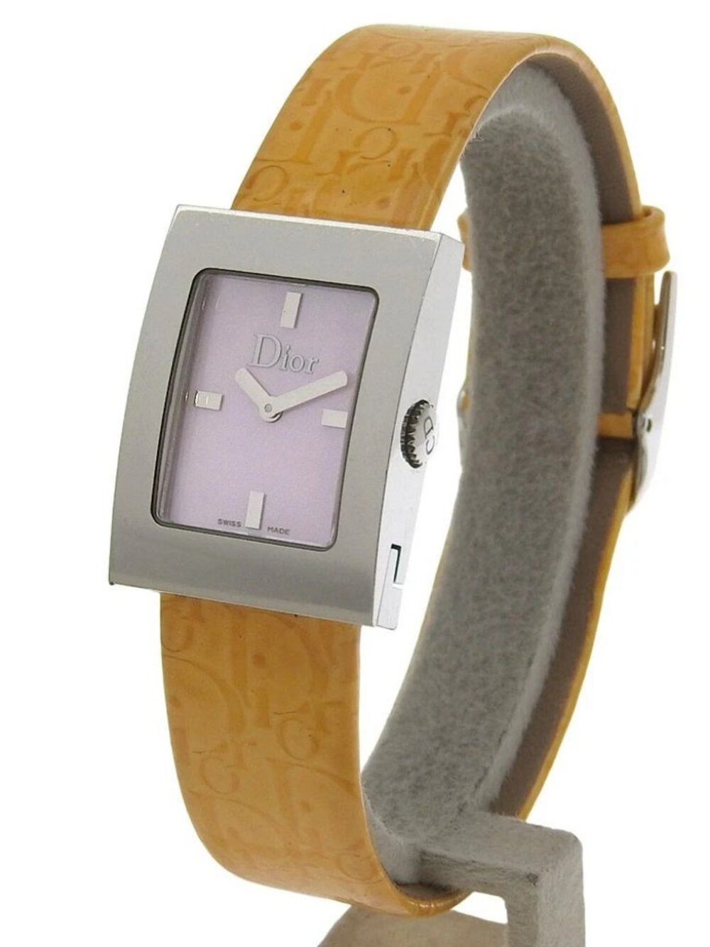 Dior Maris Watches D78.109 Pink shellDial Stainless Steel/leather Quartz A...